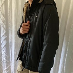 Nike hooded thermal Jacket.
